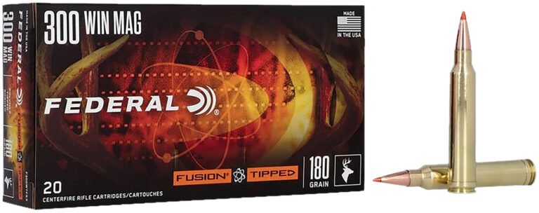 Federal F300WTFS3 Fusion 300WinMag 180gr Bonded Soft Point 20 per Box/10 Case Federal F300WTFS3 Fusion 300WinMag 180gr Bonded Soft Point 20 per Box/10 Case