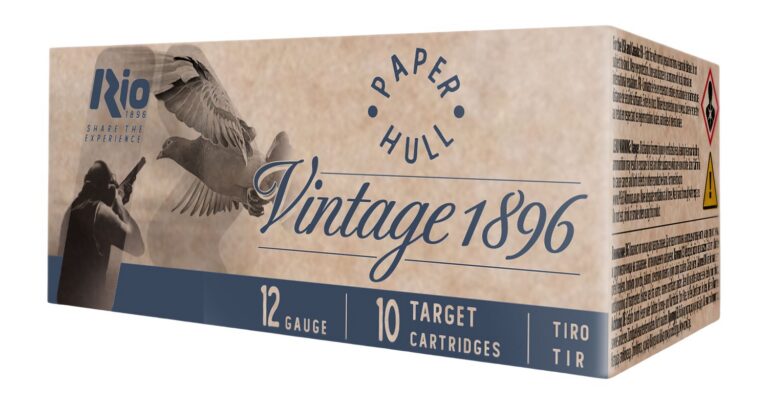 Rio Ammunition VP36FHV8 Vintage 1896 Paper Flyer 12Gauge 2.75″ 8Shot 10 per Box/25 Case Rio Ammunition VP36FHV8 Vintage 1896 Paper Flyer 12Gauge 2.75″ 8Shot 10 per Box/25 Case