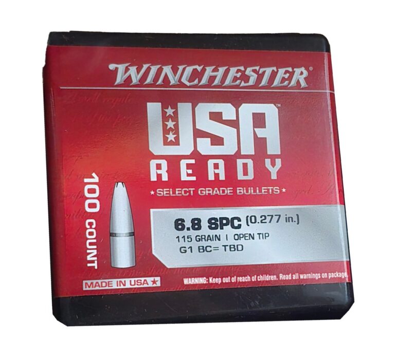 Winchester Ammo WBR68115 6.8mmRemSPC 115gr Full Metal Jacket 100 per Box/10 Case Winchester Ammo WBR68115 6.8mmRemSPC 115gr Full Metal Jacket 100 per Box/10 Case