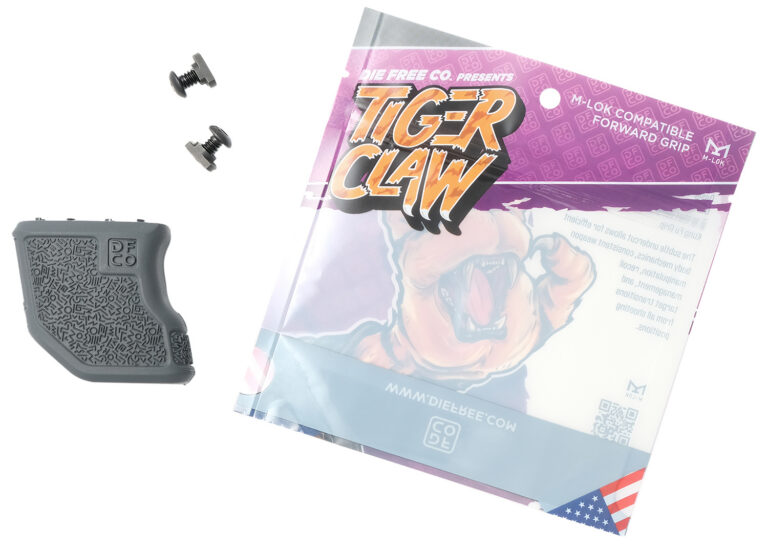 Tiger Claw M-LOK Angled Forward Grip Jungle Gray Tiger Claw M-LOK Angled Forward Grip Jungle Gray