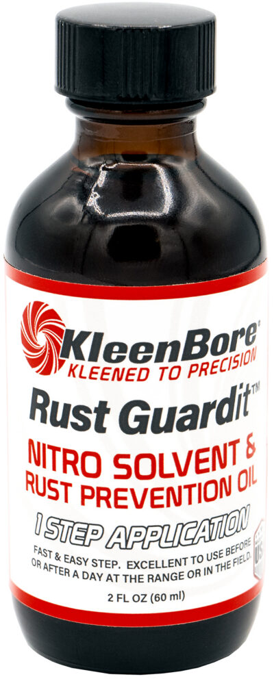 KleenBore RG2BCASE Rust Guardit Nitro Solvent & Rust Prevention Oil Refill Bottle 2oz/12 per Case