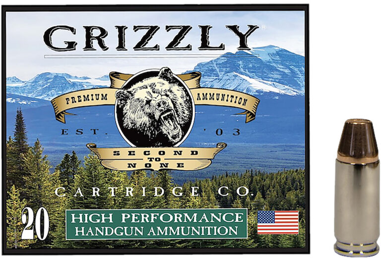 Grizzly Ammo GC9+P+49mm+P Luger 124gr Full Metal Jacket Flat Point 20 per Box/10 Case Grizzly Ammo GC9+P+49mm+P Luger 124gr Full Metal Jacket Flat Point 20 per Box/10 Case