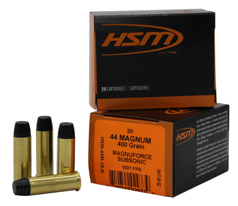 HSM 44M19N 44RemMag Subsonic 400gr Hard Cast Long Flat Nose 20 per Box/20 Case HSM 44M19N 44RemMag Subsonic 400gr Hard Cast Long Flat Nose 20 per Box/20 Case
