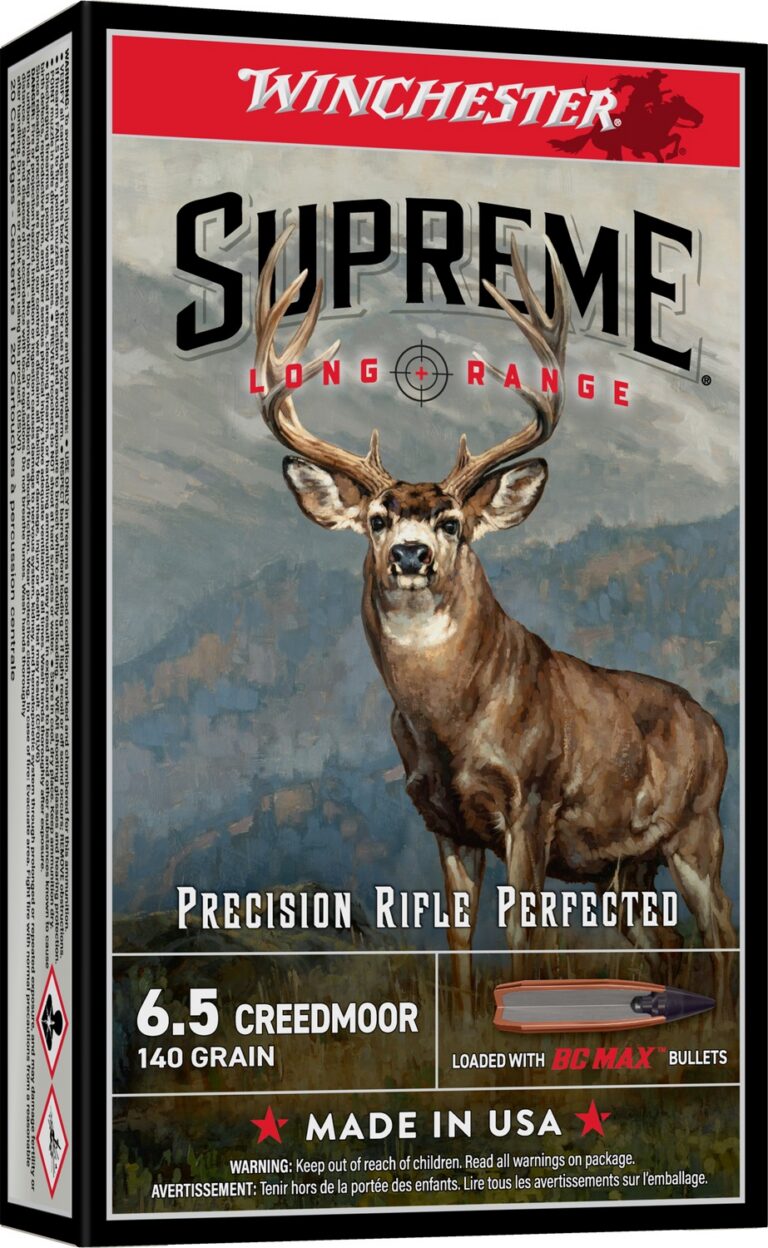 Supreme Long Rnge 6.5CM 140gr BCMax 20/Bx Supreme Long Rnge 6.5CM 140gr BCMax 20/Bx