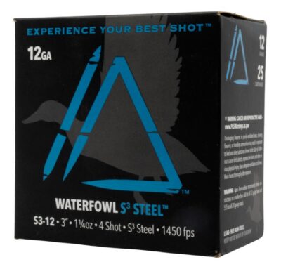 Apex Waterfowl S3 Steel Shotgun Ammo 12 ga. 3 in. 1-1/4oz #4  25 rd
