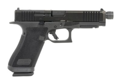 Glock P61750201TB G17 Gen6 Full Size 9mm Luger 10+1 4.49″ Threaded Barrel, Steel Optic Ready/Serrated Slide, Polymer Frame with Accessory Rail, Interchangeable Backstrap Grip, Ambidextrous