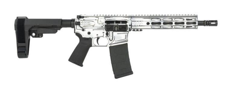 Shark Coast Tactical SCC06223AWHT-P Anime-15 White 5.56 NATO 30+1 10.50″ Black Nitride Threaded Barrel, Aluminum Receiver w/Picatinny Rail, M-LOK Handguard, Polymer SB Tactical SBA3 Brace, Polymer Gri Shark Coast Tactical SCC06223AWHT-P Anime-15 White 5.56 NATO 30+1 10.50″ Black Nitride Threaded Barrel, Aluminum Receiver w/Picatinny Rail, M-LOK Handguard, Polymer SB Tactical SBA3 Brace, Polymer Gri