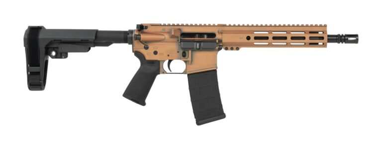 Shark Coast Tactical SCC07244PEN-P Penny 5.56 NATO 30+1 10.50″ Black Nitride Threaded Barrel, Aluminum Receiver with Picatinny Rail, M-LOK Handguard, Black Polymer SB Tactical SBA3 Brace, Polymer Grip Shark Coast Tactical SCC07244PEN-P Penny 5.56 NATO 30+1 10.50″ Black Nitride Threaded Barrel, Aluminum Receiver with Picatinny Rail, M-LOK Handguard, Black Polymer SB Tactical SBA3 Brace, Polymer Grip