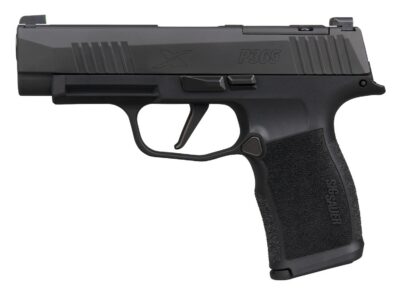 Sig Sauer 365XL9BXR3P15 P365XL  Micro-Compact 9mm Luger 15+1 3.70″ Black Barrel, Black Nitron Stainless Steel Optic Ready/Serrated Slide, Black Stainless Steel Frame w/Accessory Rail, Black X Polymer