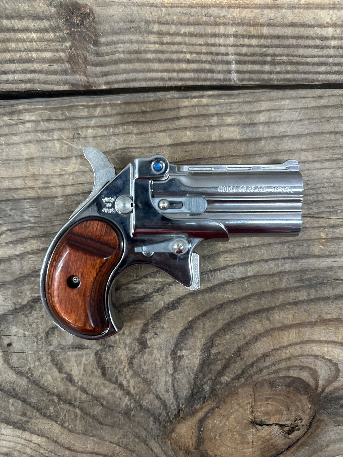 Cobra Enterprises CB38, .38 Special Derringer, 2.75" Barrel, Stainless-img-0