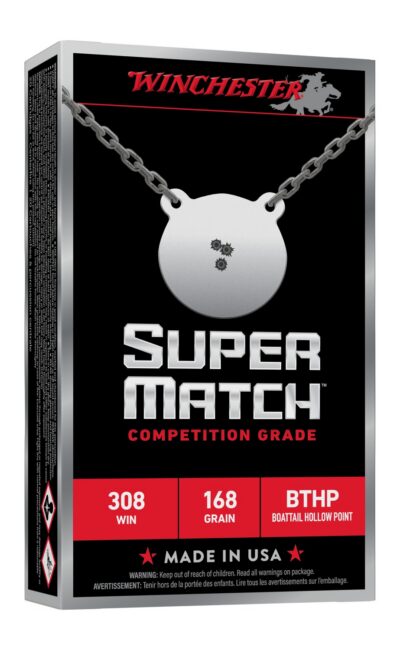 Winchester Ammunition Spr Mtch 308WIN 168G BTHP 20/200