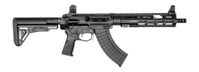 Grand Power 8588005948937 ARAQ-S 7.62x39mm 20+1 11″ Black, Receiver w/Picatinny Rail, M-LOK Handguard, Black Polymer Collapsible Stock, Black Polymer Grip, Right Hand