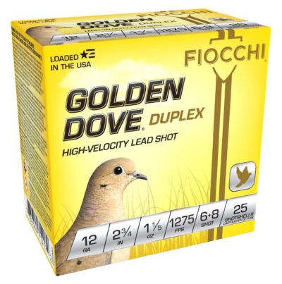 Fiocchi 12DD1568 Gold Dove 12 2.75 6+8 1-1/5 25/10