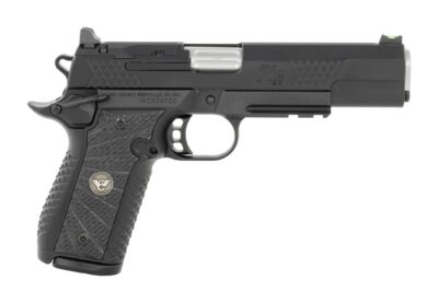 Wilson Combat 2EDCXLPR9AOR EDC X9 2.0 9mm Luger 15+1 5″ Stainless Fluted Barrel, Black Armor-Tuff Optic Ready Slide, Aluminum Frame, Black G10 Grip, Ambi Safety