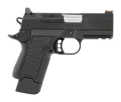 Wilson Combat SFX9SC3OR SFX9 Sub-Compact 9mm Luger 15+1 3.25″ Stainless Fluted Barrel, Black Armor-Tuff Stainless Steel Tri-Top Cut Slide, Black Anodized Aluminum Frame, X-Tac Tread Grip