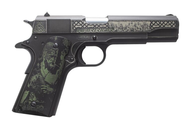 Tisas Arms Customs 10100518AA7 1911 A1 Service Warrior Ports South Exclusive 45 ACP 7+1 5″ Carbon Steel Serrated Slide & Frame with Beavertail Tisas Arms Customs 10100518AA7 1911 A1 Service Warrior Ports South Exclusive 45 ACP 7+1 5″ Carbon Steel Serrated Slide & Frame with Beavertail