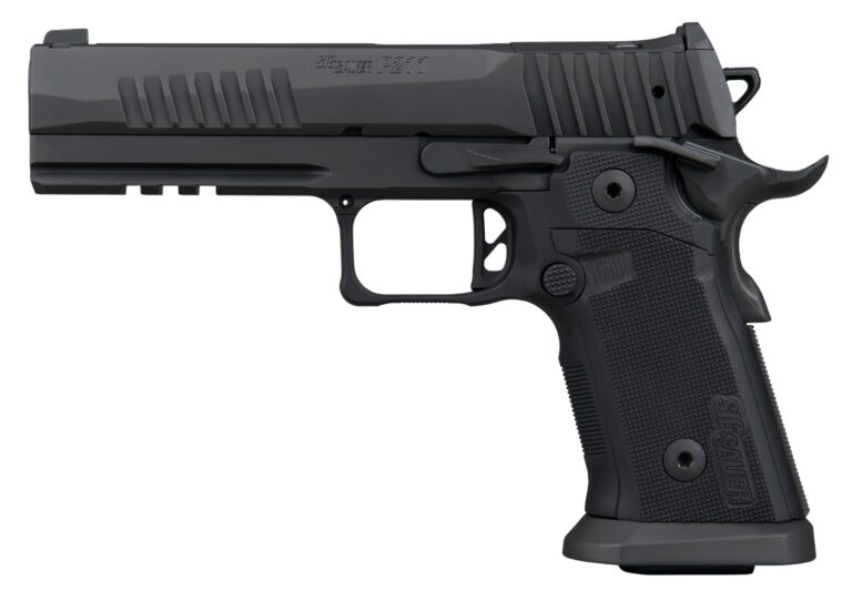 Sig Sauer 211F9GT5CA P211 GT5 9mm Luger 10+1 4.90″ Black Bull Barrel, Black Nitron Stainless Steel Optic Ready Slide, Black Stainless Steel Frame w/Picatinny Rail, Black G10 Grip, SIG-LOC PRO Footprint, Ambidextrous