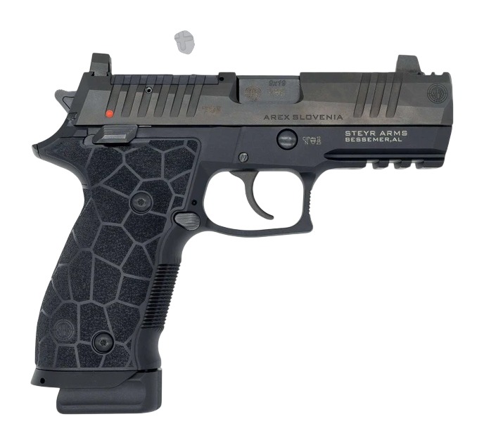 Langdon Tactical Tech ATDCCCTJ Steyr ATD Comp Compact 9mm Luger 20+1 4″ Ported w/Integral Compensator Barrel, Black Nitride Steel Optic Ready Slide, Black Anodized Aluminum Frame w/Picatinny Rail, Tex Langdon Tactical Tech ATDCCCTJ Steyr ATD Comp Compact 9mm Luger 20+1 4″ Ported w/Integral Compensator Barrel, Black Nitride Steel Optic Ready Slide, Black Anodized Aluminum Frame w/Picatinny Rail, Tex