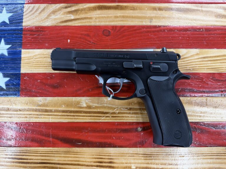 CZ 75 B 9mm 4.6″ Semi Auto Handgun DA/SA, Fair Condition, SIG Hard Box, (2) 10rd Magazines, No Lock, Approx 500rds CZ 75 B 9mm 4.6″ Semi Auto Handgun DA/SA, Fair Condition, SIG Hard Box, (2) 10rd Magazines, No Lock, Approx 500rds