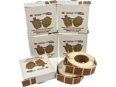 Competitive Edge Dynamics Waterproof Target Pasters 7/8″ Square Brown 1000PK