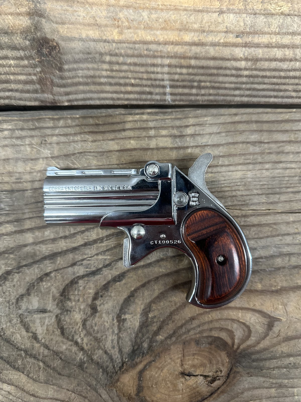 Cobra Enterprises CB38, .38 Special Derringer, 2.75" Barrel, Stainless-img-1