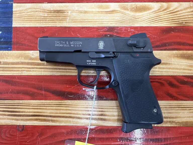 Smith&Wesson, Mod 908, Handgun, Semi-auto, 9mm, Black, 3.5inch, 2 Magazines, Case Smith&Wesson, Mod 908, Handgun, Semi-auto, 9mm, Black, 3.5inch, 2 Magazines, Case