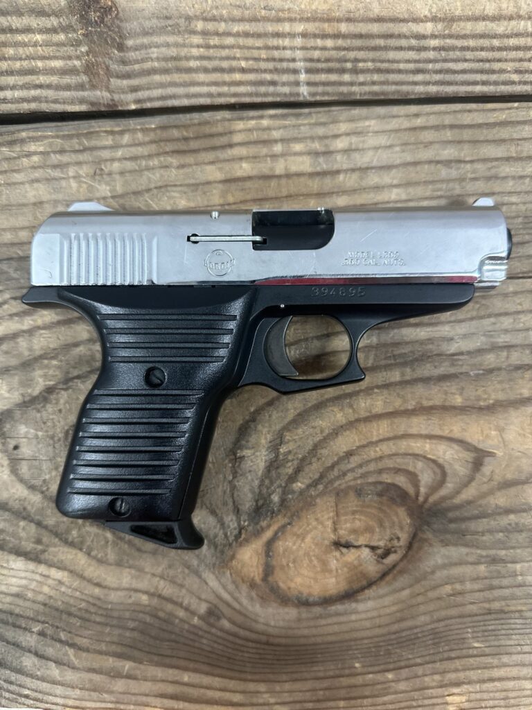 Lorcin L380, .380 ACP, 7+1 Capacity, 3.5″ Barrel, Semi-Automatic Pistol, Blowback Action, Fixed Sights, Manual Safety, 1 Magazine Lorcin L380, .380 ACP, 7+1 Capacity, 3.5″ Barrel, Semi-Automatic Pistol, Blowback Action, Fixed Sights, Manual Safety, 1 Magazine