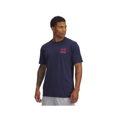 UA M Freedom Left Chest SS
