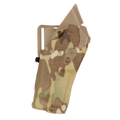 Model 6390-Round ALS Mid-Ride Level I Retention Duty Holster for Sig Sauer P320 RX 9C with Light