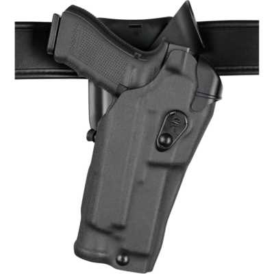 Model 6395-Round ALS Low-Ride Level I Retention Duty Holster for Glock 17 MOS with Light