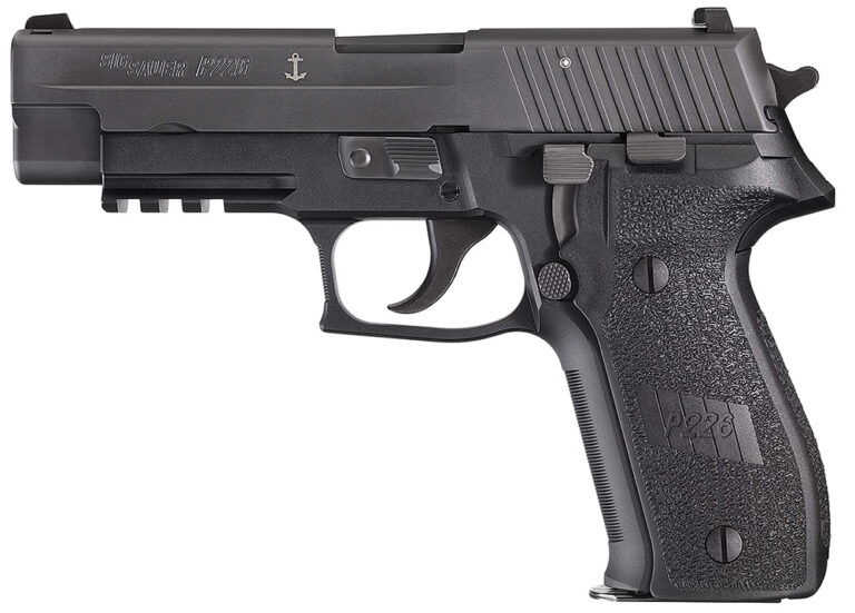 P226 MK-25 9MM LUGER SEMI-AUTO HANDGUN P226 MK-25 9MM LUGER 4.4” BBL (3)10RD MAGS DA/SA CA COMP BLK P226 MK-25 9MM LUGER SEMI-AUTO HANDGUN P226 MK-25 9MM LUGER 4.4” BBL (3)10RD MAGS DA/SA CA COMP BLK