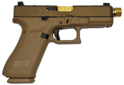 GLOCK 19XV 9MM OR GOLD BARREL SUPPRESSOR HEIGHT SIGHTS 19RD UV1950703XSCT19X CAMFOUR EXCLUSIVE