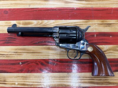 Cimmaron,Single Action Army,5.5″ Barrel,44 Special,Black,Oem Case,No lock