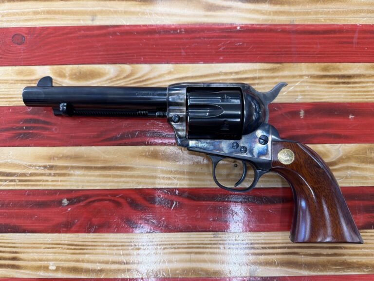 Cimmaron,Single Action Army,5.5″ Barrel,44 Special,Black,Oem Case,No lock