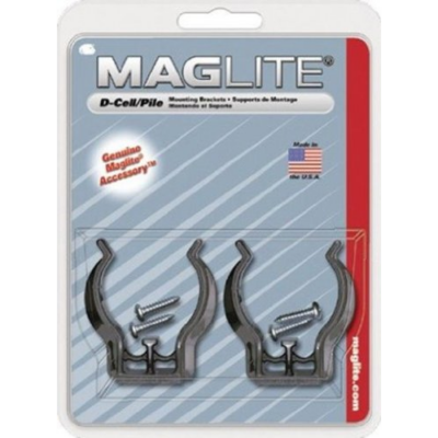 Maglite ASXD026 D-Cell Flashlight Mount Black
