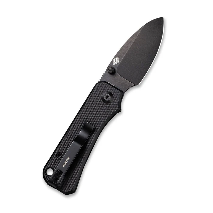 CIVIVI Knives C19068S-2 Ben Petersen Baby Banter Folding Knife 2.34″ Nitro-V Black Stonewashed Blade, Black G10 Handles, Liner Lock CIVIVI Knives C19068S-2 Ben Petersen Baby Banter Folding Knife 2.34″ Nitro-V Black Stonewashed Blade, Black G10 Handles, Liner Lock