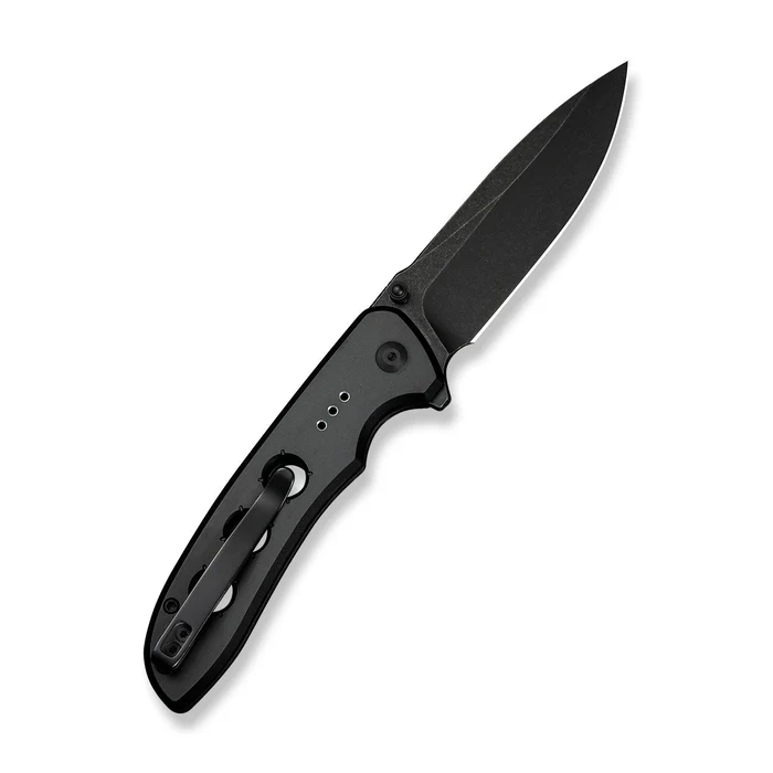 CIVIVI Hyperpulse Flipper & Thumb Stud & Button Lock Knife Black Aluminum Handle (3.5 Black Stonewashed 14C28N Blade) C23087A-1 CIVIVI Hyperpulse Flipper & Thumb Stud & Button Lock Knife Black Aluminum Handle (3.5 Black Stonewashed 14C28N Blade) C23087A-1