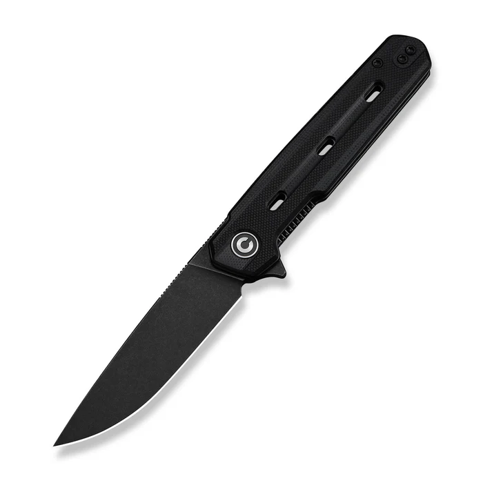 Navo Flipper Knife Black G10 Handle (3.25 Black Stonewashed Nitro-V Blade) Navo Flipper Knife Black G10 Handle (3.25 Black Stonewashed Nitro-V Blade)