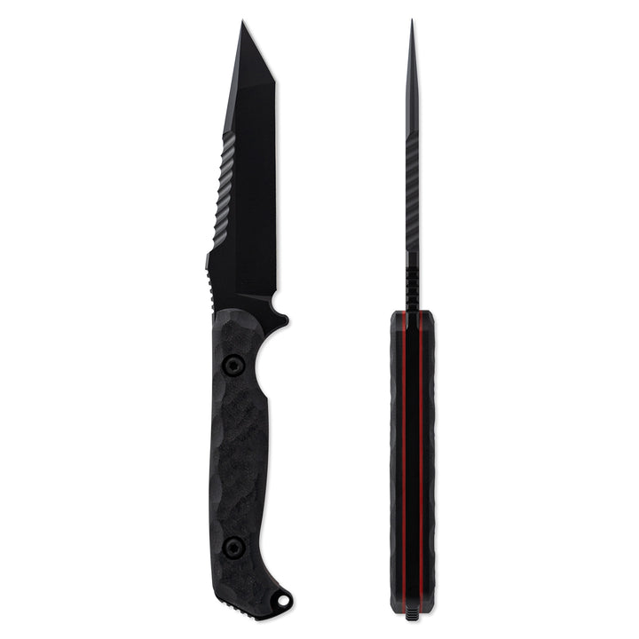 Toor Knives Darter T Fixed Blade Knife CPM-M4 Tanto – Shadow Black Toor Knives Darter T Fixed Blade Knife CPM-M4 Tanto – Shadow Black