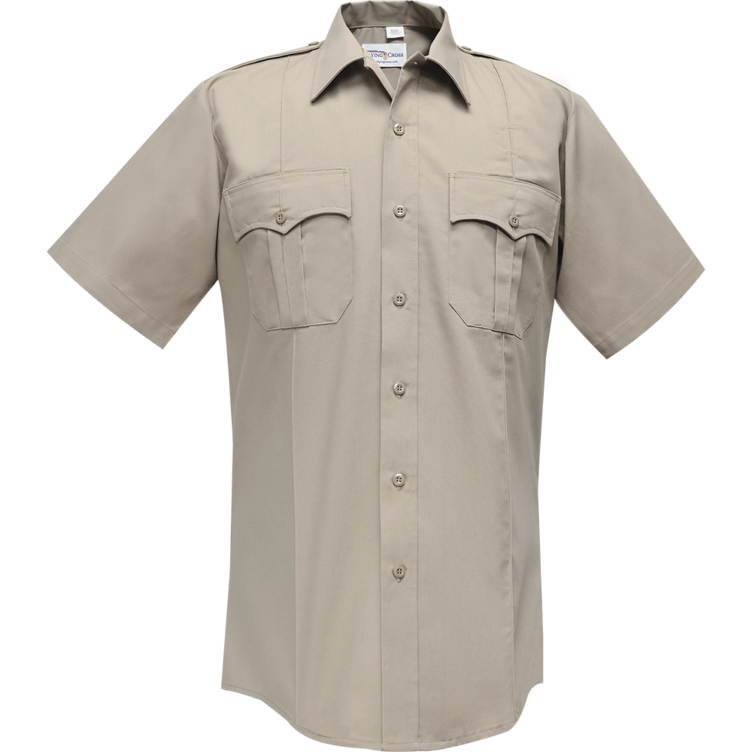 Command Short Sleeve Shirt with Zipper