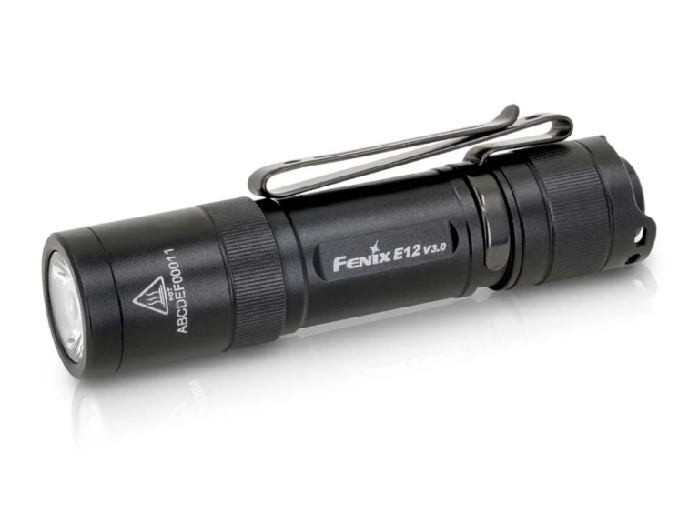 Fenix E12 Black 200 Lumens Flashlight