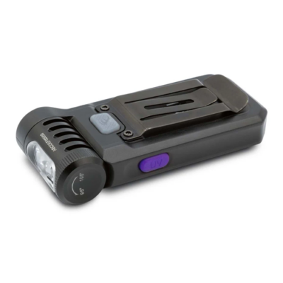 SW05R-UV Clip on Flashlight Black