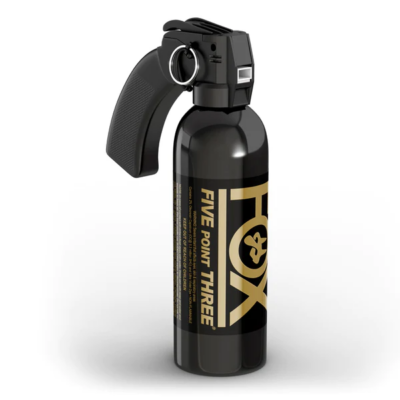 Five Point Three Pepper Spray with Pistol Grip – 1lb Cone Fog