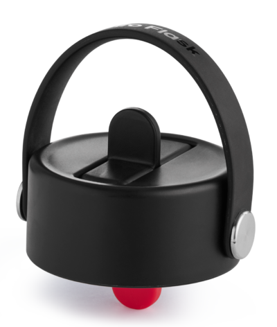 Wide Mouth Flex Straw Cap – Black