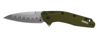 Kershaw Dividend Assisted Opening Knife Olive (3″ Composite)