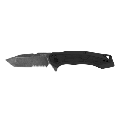 Kershaw Analyst Tanto Assisted Opening Knife Black FRN (3.25″ BW Serr)