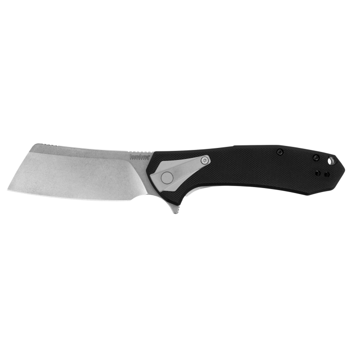 Kershaw Bracket Cleaver Assisted Frame Lock Knife Black G-10 (3.4″ SW)