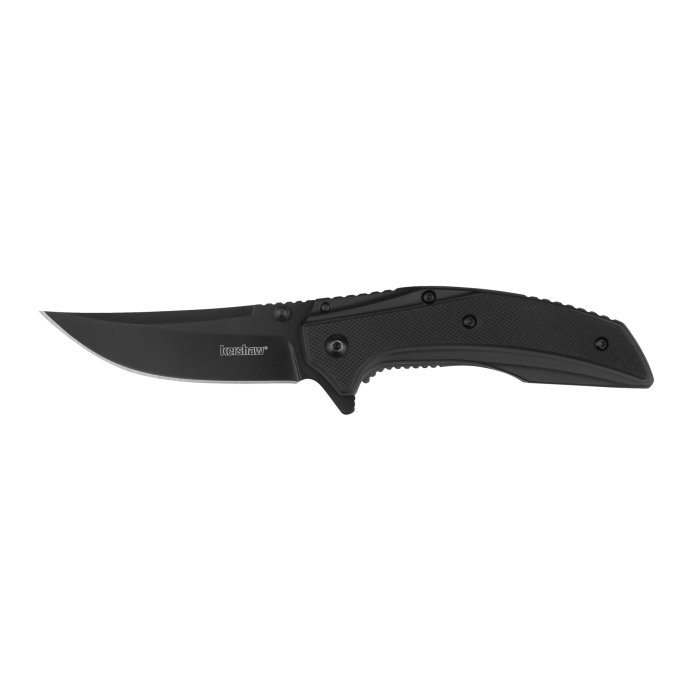 Kershaw Outright A/O Frame Lock Knife Black G-10/Steel (3″ Black)