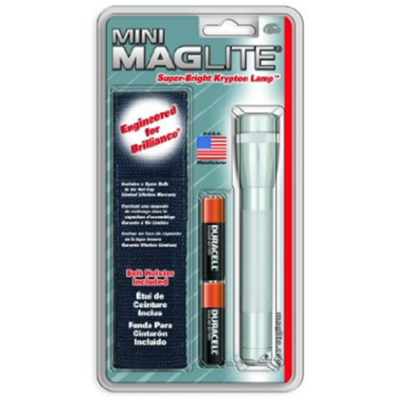 M2A Mini Magazine 2 AA-Cell Incandescent Flashlight with Holster