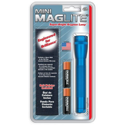 M2A Mini Magazine 2 AA-Cell Incandescent Flashlight with Holster